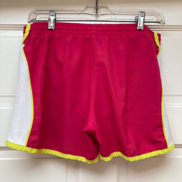 Adidas Pink, white and neon yellow running shorts Size S - Picture 2 of 8